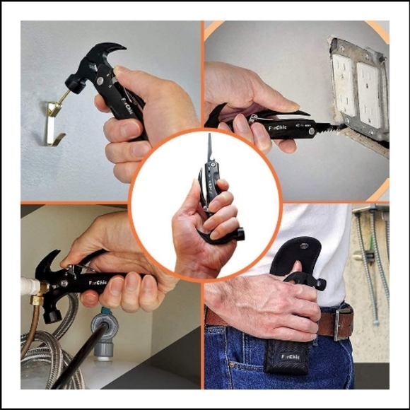 Multi Tool 12 in 1 Hammer with 12 different tools comes with Carrying Case - Picture 5 of 8